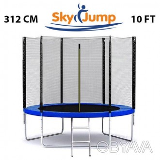 Батут SkyJump 10 фт, 312 см з сіткою
Батути ТМ SkyJump за найвигіднішими цінами.. . фото 1
