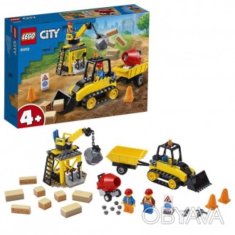 
	Lego City Строительный бульдозер 60252
 
	Строительной бригаде LEGO® City нужн. . фото 1