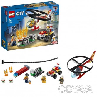 
	Lego City Пожарный спасательный вертолёт 60248
 
	Какой ужас! Пожар! На помощь. . фото 1