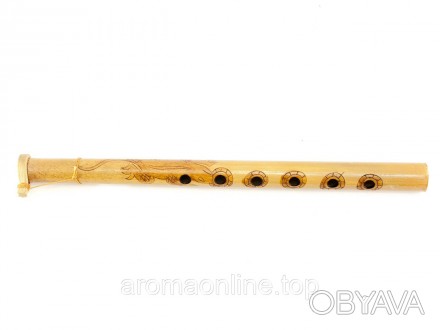 Флейта, сделана из дерева.. . фото 1