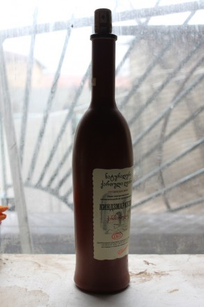 Пустая Стеклянная Бутылка «Вазиани Киндзмараули» (Vaziani Kindzmarau. . фото 6
