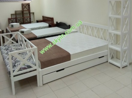 Предлагаем деревянную кровать Л236 в Прованс стиле от украинского производителя.. . фото 4