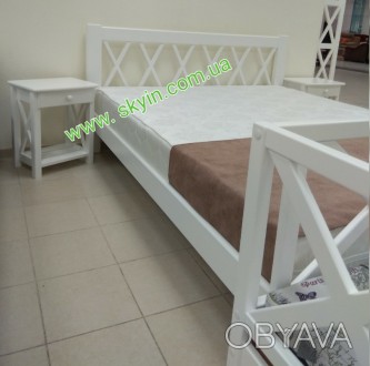 Предлагаем деревянную кровать Л236 в Прованс стиле от украинского производителя.. . фото 1