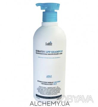 Профессиональный натуральный органический шампунь для волос La'dor Keratin LPP S. . фото 1
