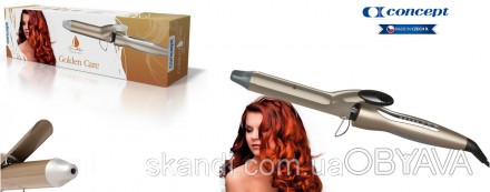 Профессиональные щипцы Golden Hair 2in1 с инновационной технологией ArganKera. C. . фото 1