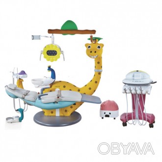 Оригнальна стоматологическая установка для детей, выполнена с использованием мул. . фото 1