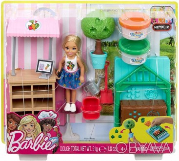 
	Набор Челси в саду Barbie Garden Playset with Chelsea Doll.
	Челси ушла с голо. . фото 1