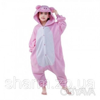 Кигуруми детский Свинка 
Кигуруми — костюм, в котором любой обожающий эпат. . фото 1