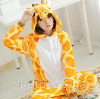 Пижама Кигуруми Жираф (M)
Милый Жираф может появится в Вашей уютной квартирке. Х. . фото 1