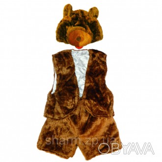 Маскарадный костюм меховой Медведь
S: Длина спины-31,Ширина плеч-26,Длина шорт-2. . фото 1