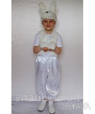 Карнавальный костюм зайчик мальчик
1 размер: рост 95 см – 110 см ( 3 &ndas. . фото 1