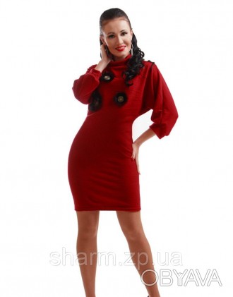 Теплое трикотажное платье "Элиз"
новая интересная модель женского платья для зим. . фото 1