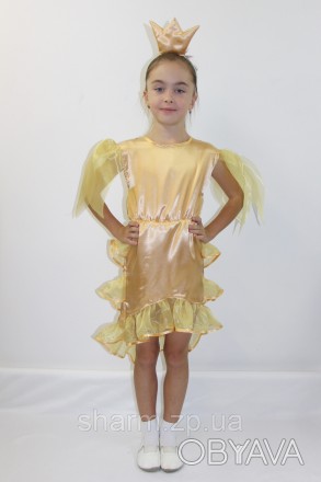 Детский карнавальный костюм для девочки "Золотая Рыбка"
Основная ткань: атлас
От. . фото 1