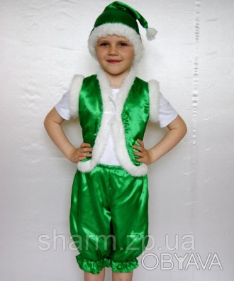 Детский карнавальный костюм для мальчика «ЭЛЬФ»
Основная ткань: атла. . фото 1