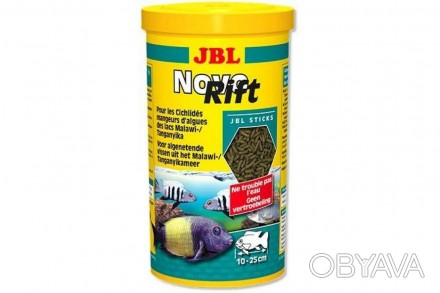JBL NovoRift(ЖБЛ НовоРифт). • В корме содержится 90% растительных и 10% животных. . фото 1