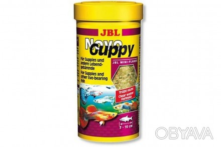 JBL Novo Guppy(ЖБЛ Ново Гуппи). Основной корм для гуппи и других живородящих акв. . фото 1