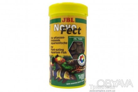 JBL NovoFect. Корм в виде таблеток для растительноядных рыб. • Таблетка прикрепл. . фото 1