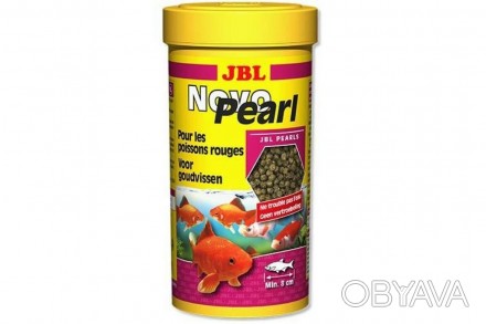JBL NovoPearl. Корм в виде гранул для золотых рыб. • Содержит 20% зародышей пшен. . фото 1