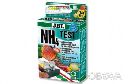 JBL NH4 Test Set. Тест для определения содержания аммония • Рекомендуемое максим. . фото 1