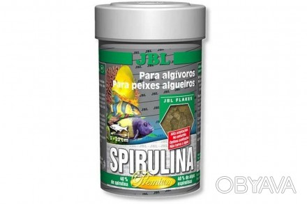 JBL Spirulina - это основной корм премиум-класса для водорослеедов и растительно. . фото 1