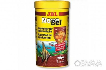 JBL NovoBel(ЖБЛ НовоБел). Основной корм в виде хлопьев для всех видов аквариумны. . фото 1