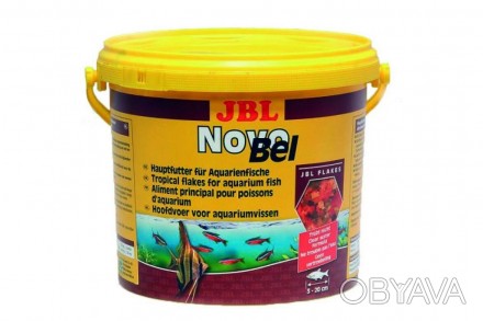 JBL NovoBel(ЖБЛ НовоБел). Основной корм в виде хлопьев для всех видов аквариумны. . фото 1