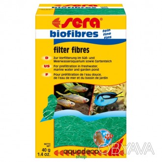 Sera наповювач для фильтра грубой очистки (малая фракция) Sera biofibres fine Дл. . фото 1
