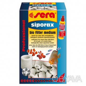 Sera siporax - наповювач для фильтров биологический 1000 мл Sera siporax Profess. . фото 1