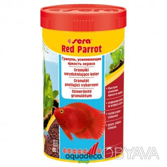 Sera red parrot - корм для рыб Красный попугай 250 мл Sera red parrot Корм ​​для. . фото 1