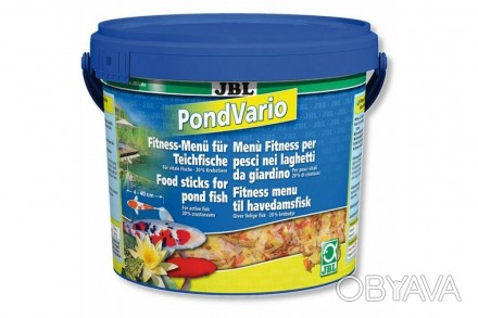JBL Pond Vario (ЖБЛ Понд Варио). Корм для прудовых рыб, состоящий из смеси хлопь. . фото 1