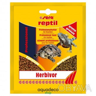 Sera reptil Professional Herbivor Корм ​​для травоядных рептилий Корм ​​для трав. . фото 1