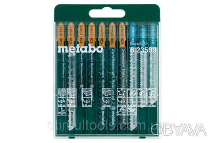 Описание:
Описание
Набор пилочек для лобзика Metabo 10 шт серии Promotion состои. . фото 1