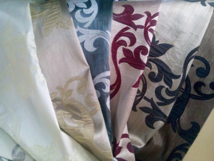 Ткань для штор коллекции Sofi
Плотная, мягкая, гладкая с вышитым узором "везель". . фото 7
