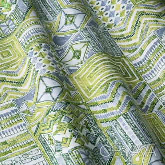 Декоративная ткань пэтчворк зеленый Испания. Ширина ткани 280 см, высота набирае. . фото 1