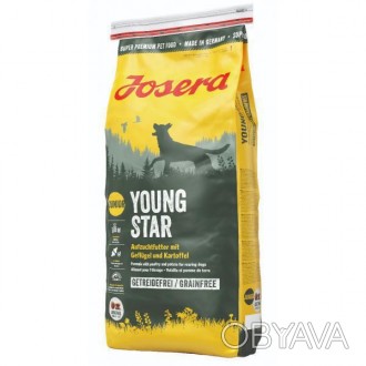 Josera Dog Young Star - Высококачественный корм без зерновых и с вкусным мясом п. . фото 1