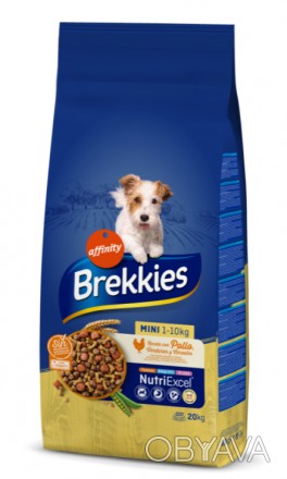 Сухой корм Brekkies Dog Mini разработан специально для взрослых собак малых поро. . фото 1
