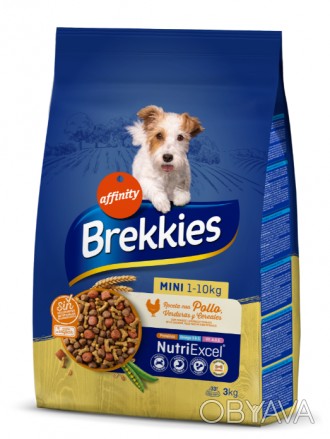 Сухой корм Brekkies Dog Mini разработан специально для взрослых собак малых поро. . фото 1