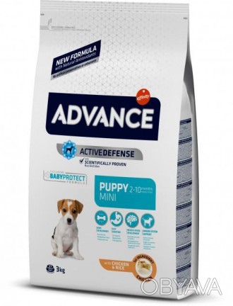 Advance Dog Puppy Mini - высококачественный сбалансированный специально разработ. . фото 1
