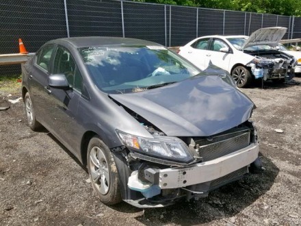 2013 Honda Civic LX, 1.8L 4, 160977 км, Серый Седан 4-дверный. Киев. фото 1 2013 Honda Civic LX, 1.8L 4, 160977 км, Серый Седан 4-дверный. Киев. фото 1