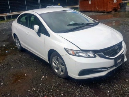 2014 Honda Civic LX, 1.8L 4, 110542 км, Белый Седан 4-дверный. Киев. фото 1 2014 Honda Civic LX, 1.8L 4, 110542 км, Белый Седан 4-дверный. Киев. фото 1