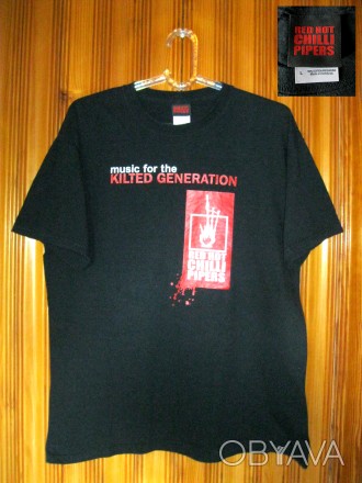 Предлагаю комплект оригинальных футболок с логотипом ансамблей Helloween, Red Ho. . фото 1
