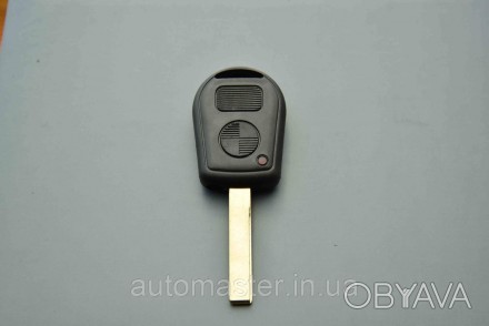 Корпус авто ключа для BMW E34 (БМВ) 2 кнопки, лезвие HU92. . фото 1