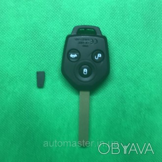 Автоключ для SUBARU (Субару) 3 - кнопки, лезвие DAT17, 4D62, 433 Mhz. . фото 1