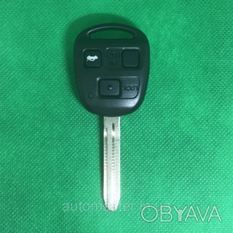 Автоключ для Toyota (Тойота) 3 - кнопки, лезвие TOY 43, 433 Mhz , 4D68 chip. . фото 1