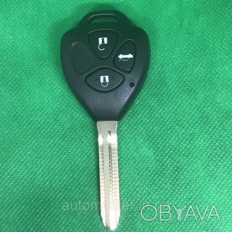 Автоключ для Toyota (Тойота) 3 - кнопки, лезвие TOY 43, 433 Mhz , 4D67 chip. . фото 1
