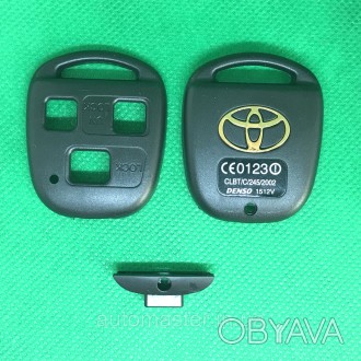 Корпус для автоключа TOYOTA Camry,Prado, Corolla, Avensis , 3 - кнопки под ориги. . фото 1