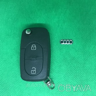 Корпус выкидного авто ключа для Audi A1, A2, A3, A4, TT 2 кнопки. . фото 1