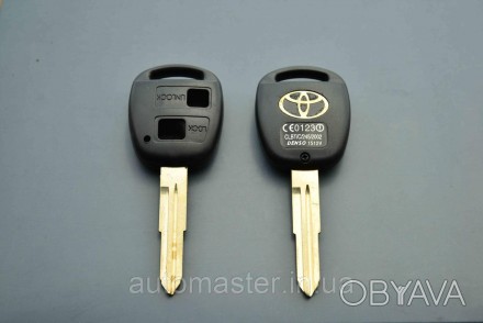 Корпус ключа Toyota (Тойота) 2 кнопки, лезвие TOY41. . фото 1
