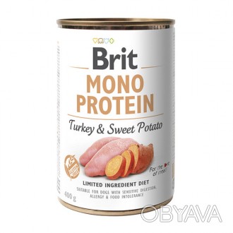 Brit Mono Protein предлагает комплексное и сбалансированное питание. Рецептура с. . фото 1