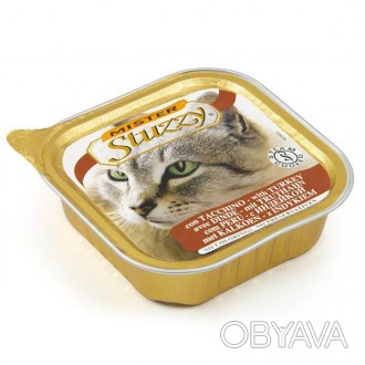 Mister Stuzzy Cat Turkey – паштет для котов с мясом индейки и полезными витамина. . фото 1